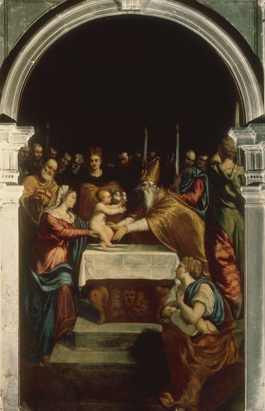 Tintoretto / Presentation in the Temple a Jacopo Robusti Tintoretto
