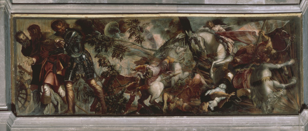 Tintoretto / St.Roche in Battle / c.1582 a Jacopo Robusti Tintoretto