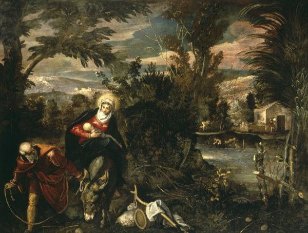 Tintoretto, Flight to Egypt a Jacopo Robusti Tintoretto