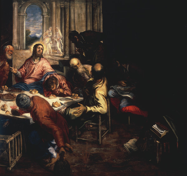 Tintoretto, Last Supper a Jacopo Robusti Tintoretto