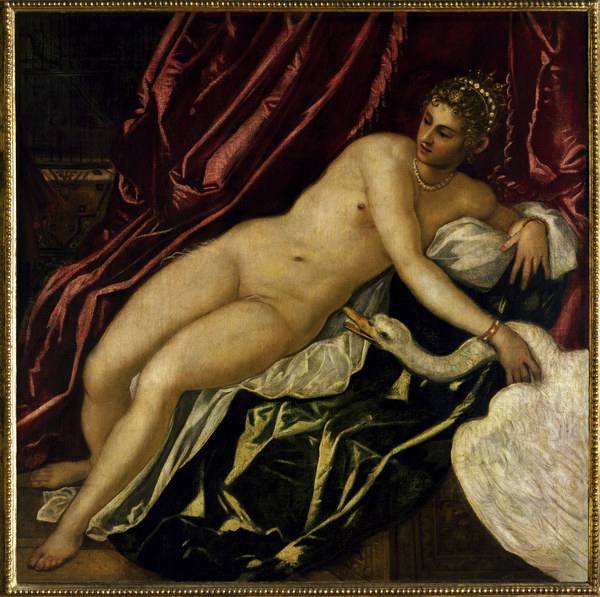 Tintoretto, Leda and the Swan a Jacopo Robusti Tintoretto