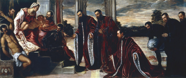 Tintoretto, Madonna of the Treasury a Jacopo Robusti Tintoretto