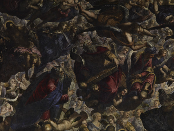 Tintoretto, Paradies, Ausschnitt a Jacopo Robusti Tintoretto