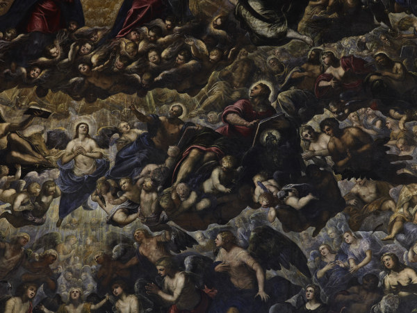 Tintoretto, Paradies, Ausschnitt a Jacopo Robusti Tintoretto