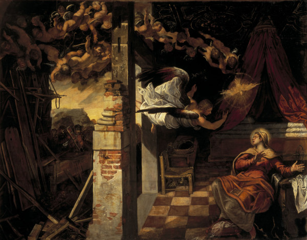 Tintoretto, Virgin s Annuncation a Jacopo Robusti Tintoretto