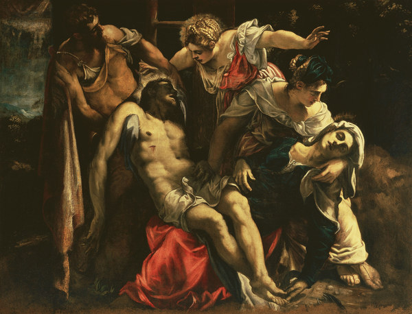 Tintoretto/Deposition from the Cross a Jacopo Robusti Tintoretto