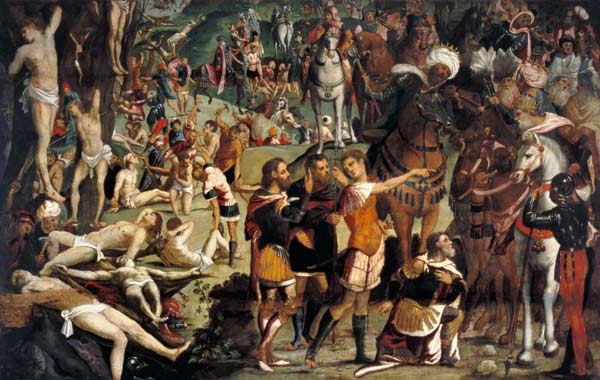 Tintoretto / Martyrdom of Ten Thousand a Jacopo Robusti Tintoretto