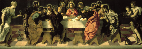 Tintoretto/The Last Supper (S. Marcuola) a Jacopo Robusti Tintoretto