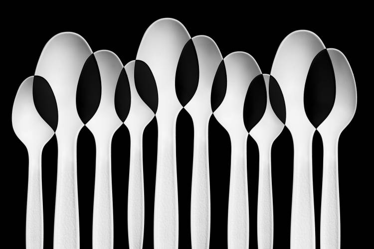 Spoons Abstract:  Forest a Jacqueline Hammer