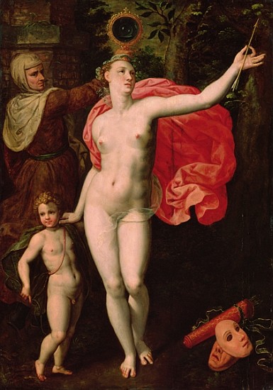 Venus and Cupid, Allegory of the Truth a Jacques de Backer