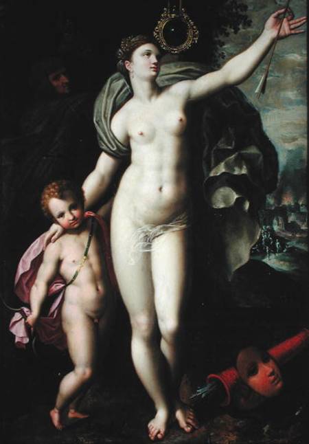 Venus and Cupid a Jacques de Backer