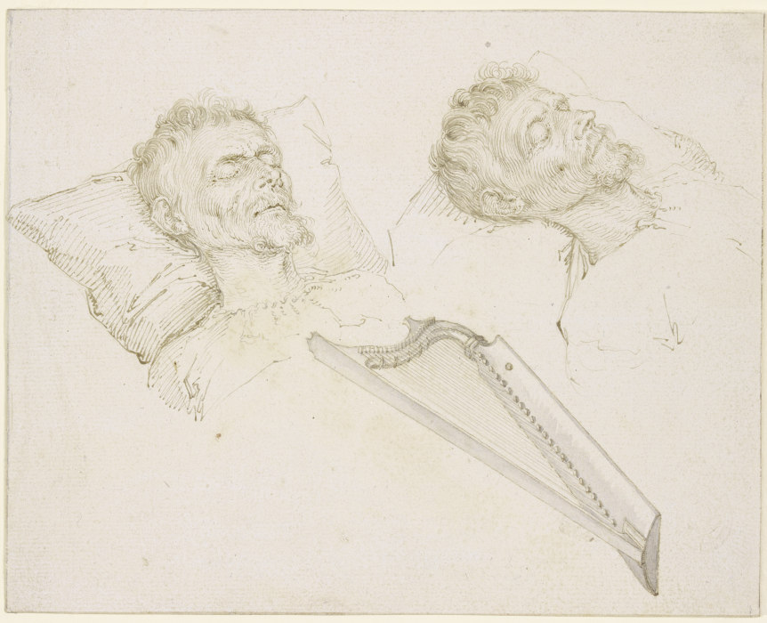 Karel van Mander on his Deathbed a Jacques de Gheyn II