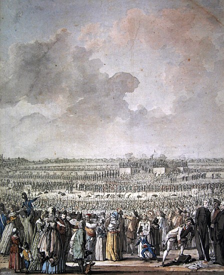 The Festival of the Federation at the Champ de Mars, 14 July 1790 a Jacques Francois Joseph Swebach