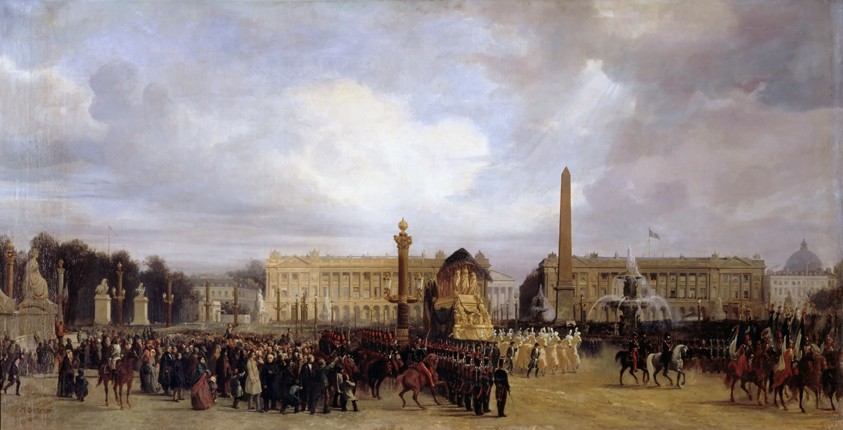 The Funeral Cortege of Napoleon I Passing Through the Place de la Concorde 15 December 1840 a Jacques Guiaud