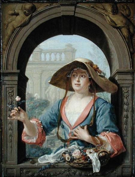 Portrait of the Mistress of the Artist M.C. Cremers a Jacques Ignatius de Roore