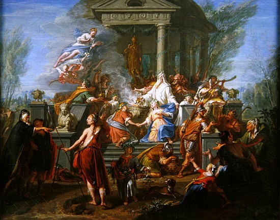 The Sacrifice of Iphigenia, c.1720-25 a Jacques Ignatius de Roore