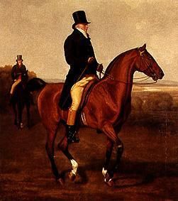 Portrait the Francis Augustus's Lord of Heathfield to horse a Jacques-Laurent Agasse