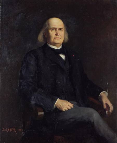 Portrait of Charles Leconte de Lisle (1818-94) a Jacques Leonard Blanquer