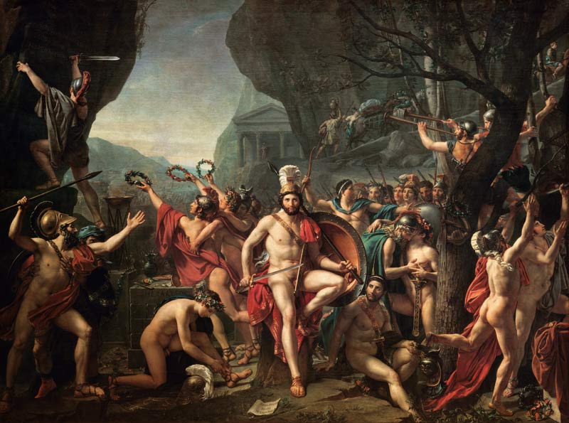 Leonidas to the Thermopylen a Jacques Louis David
