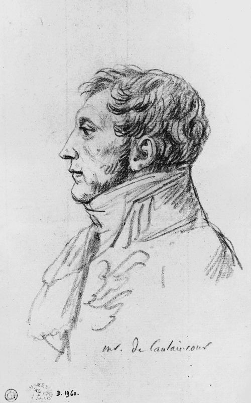 Portrait of Armand Augustin Louis. Marquis de Caulaincourt (1772-1827) a Jacques Louis David