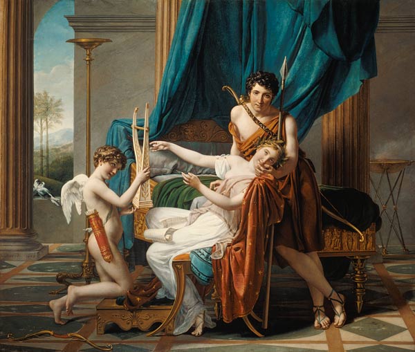 Sappho and Phaon a Jacques Louis David