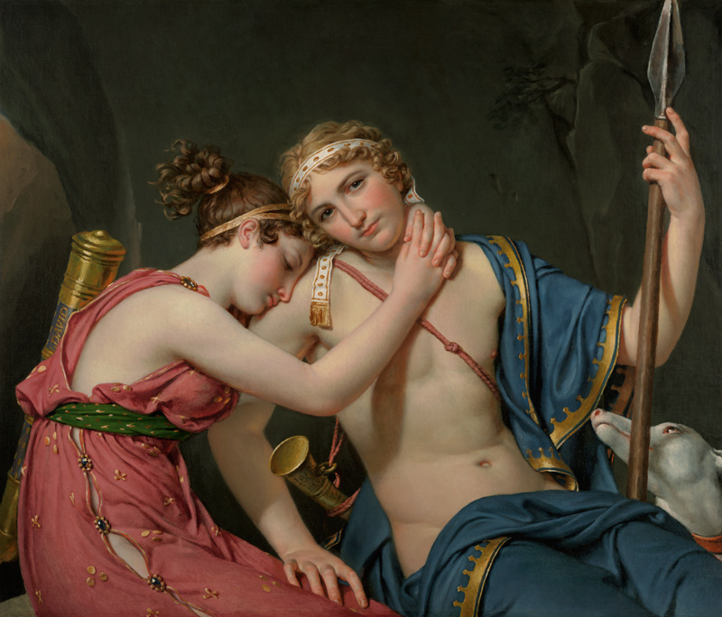 The Farewell of Telemachus and Eucharis a Jacques Louis David