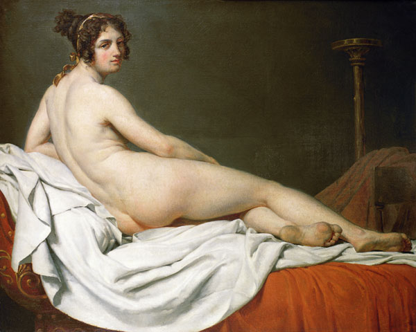 Reclining Nude a Jacques Louis David