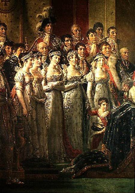 The Consecration of the Emperor Napoleon (1769-1821) and the Coronation of the Empress Josephine (17 a Jacques Louis David