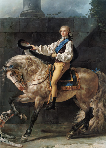 Portrait du comte Stanislas Potocki a Jacques Louis David