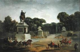 The Entrance to the Tuileries from the Place Louis XV in Paris