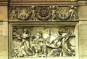Relief depicting an allegory of the signing of the Treaty of Presburg