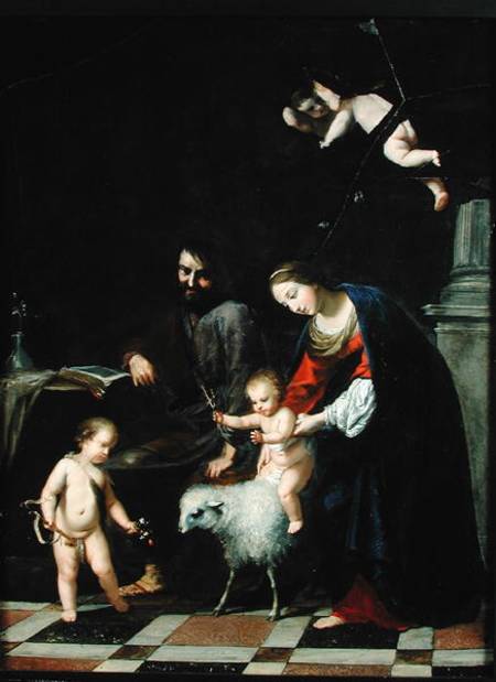 The Holy Family a Jacques Stella