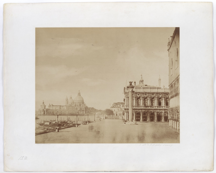Venice. View from Molo to S. Maria della Salute a Jakob August Lorent
