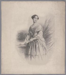 Knee-length portrait of a lady