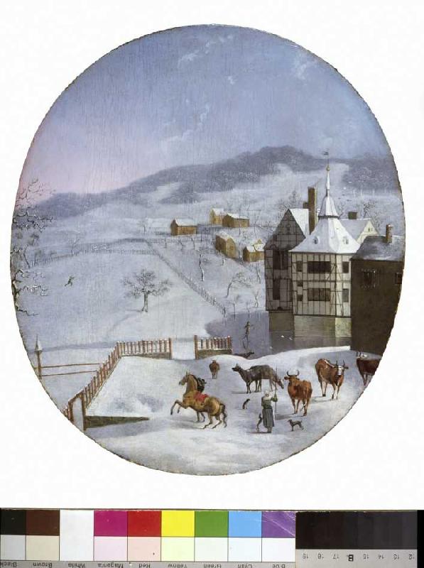 Winterlandschaft. a Jakob Grimmer