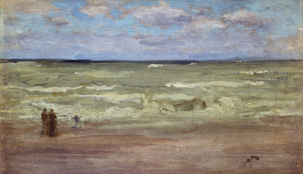 The Shore, Pourville a James Abbott McNeill Whistler