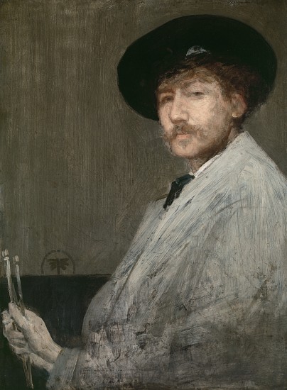 Arrangement in Grey: Portrait of the Painter a James Abbott McNeill Whistler