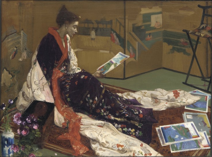 Caprice in Purple and Gold: The Golden Screen a James Abbott McNeill Whistler