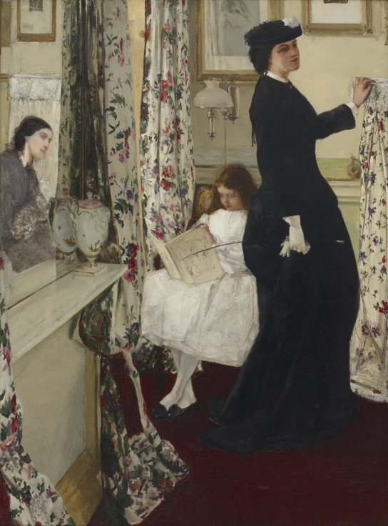 Harmony in Green and Rose: The Music Room a James Abbott McNeill Whistler