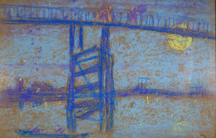 Nocturne: Battersea Bridge a James Abbott McNeill Whistler