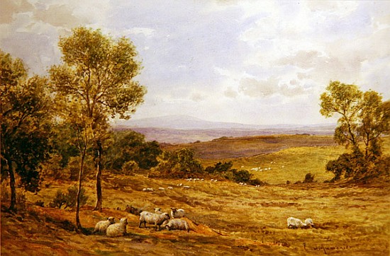 Cumberland hills from Wardrew House, Gilston a James Aumonier