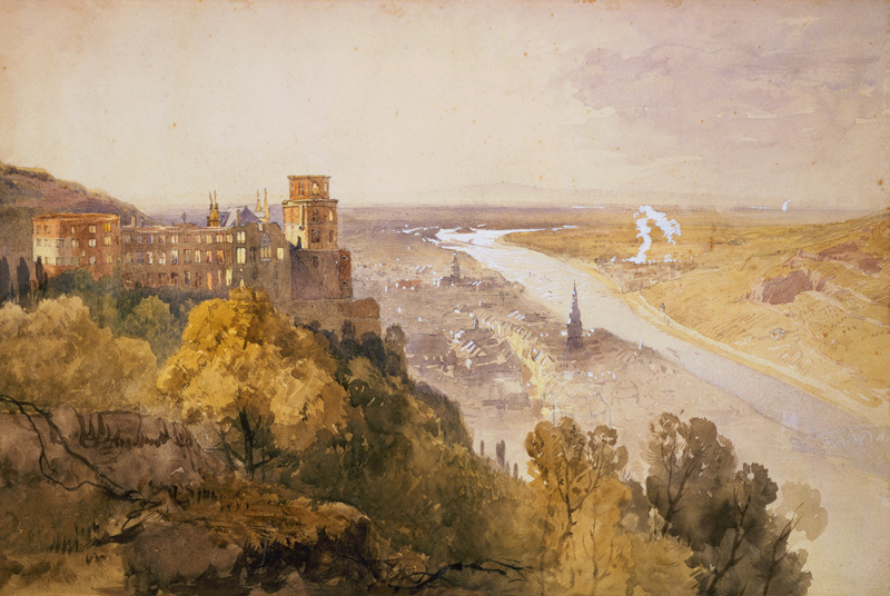 View of Heidelberg a James Baker Pyne