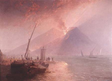 Eruption of Mt.Vesuvius a James Baker Pyne