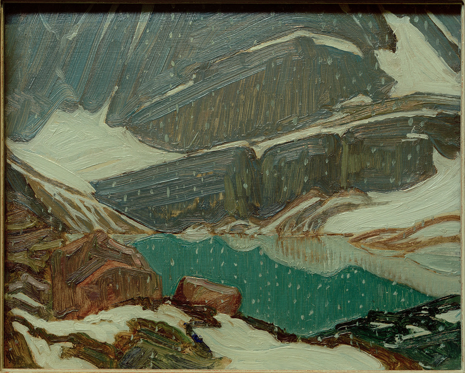 Snow at Lake Oesa a James Edward Hervey Macdonald