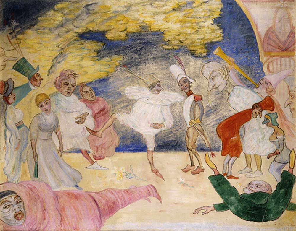 The Fantastic Ballet; Le Ballet Fantastique-Het Fantastische Ballet, 1918 a James Ensor