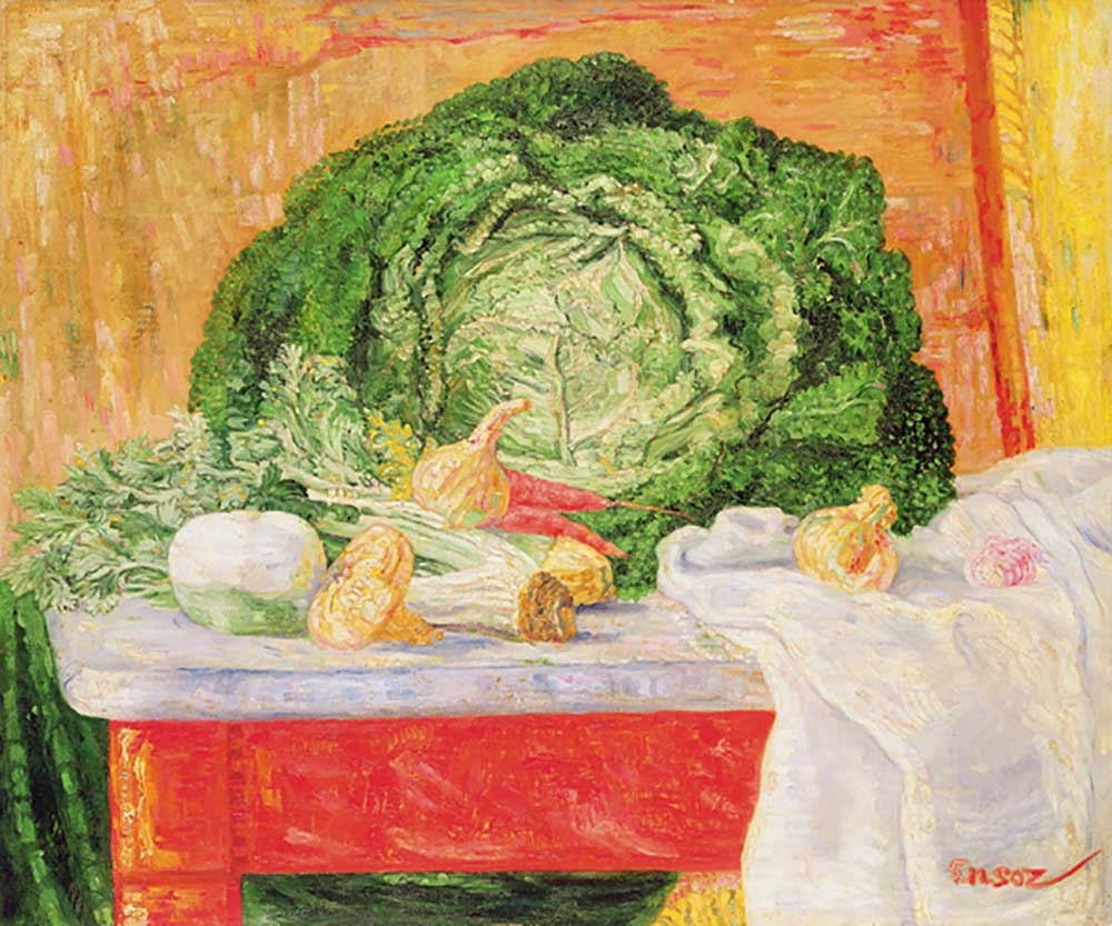 The Cabbage, c.1910 a James Ensor