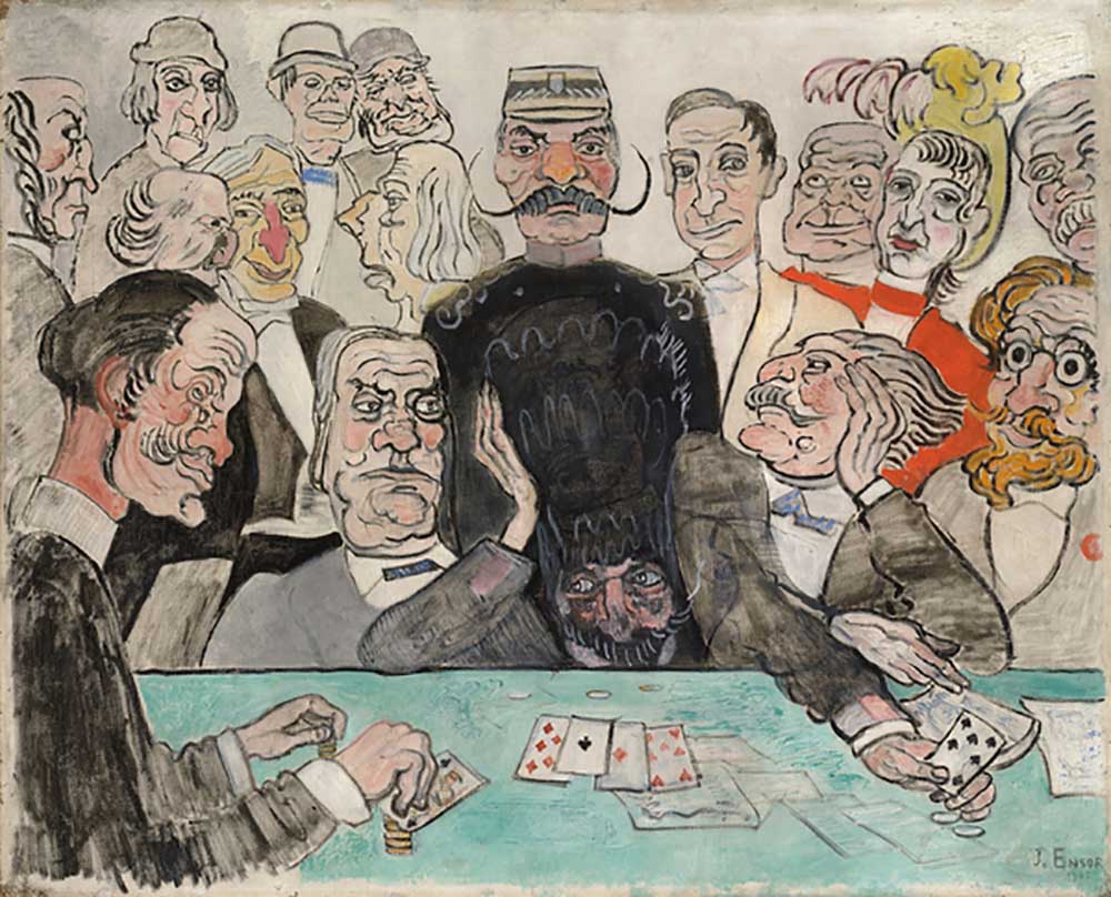 The Gamblers; Les Joueurs, 1902 a James Ensor