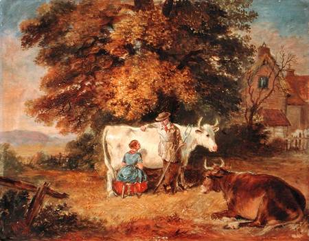 Rural Scene with Cows a James Flewitt Mullock