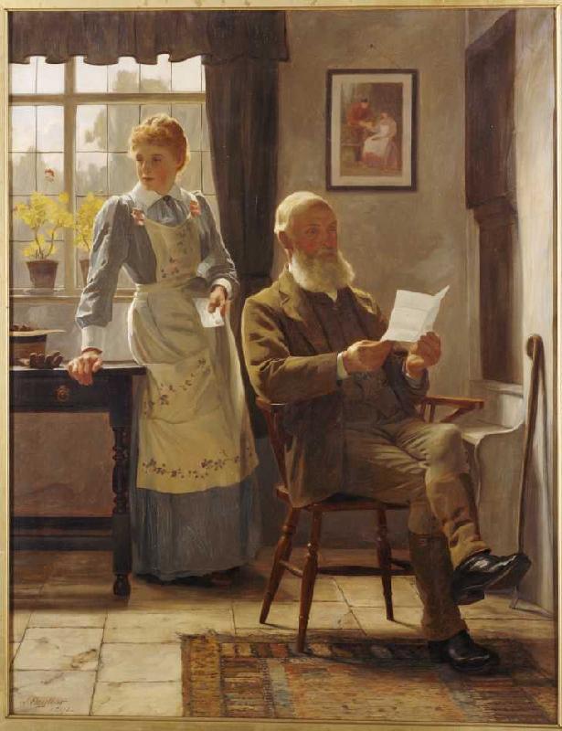 The letter a James Hayllar