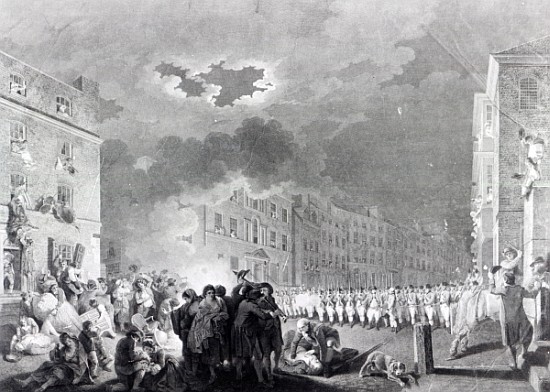 Riot in Broad Street, June 1780 a James Heath